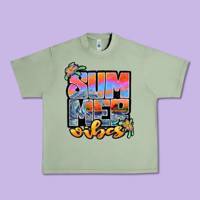 Sum Mer Vibes Urban Heavy Tee Designed By Jahusdesignshop