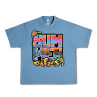 Pebble Blue sum mer vibes Urban Heavy Tee - JahusDesignShop