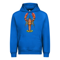 Cobalt lobster Urban Hoodie - BarkalooDesign