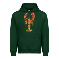 Forest Green lobster Urban Hoodie - BarkalooDesign