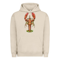 Pigment French Oak lobster Urban Hoodie - BarkalooDesign