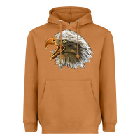 Meerkat Bald Head Eagle Heavyweight Hoodie - LillyAllenDesigns