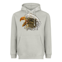 Moon Dust Bald Head Eagle Heavyweight Hoodie - LillyAllenDesigns