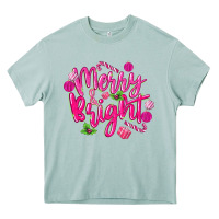 Arona merry and bright Heavy Core Tee - MaliasSmallBusiness