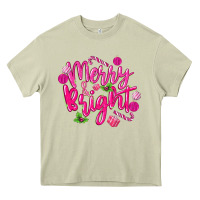 Mossy merry and bright Heavy Core Tee - MaliasSmallBusiness