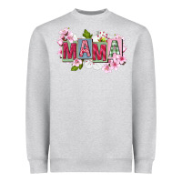 Heather Grey Mother's Day mama Heavyweight Sweatshirt - FaDigitalArtStudio