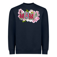 Navy Mother's Day mama Heavyweight Sweatshirt - FaDigitalArtStudio