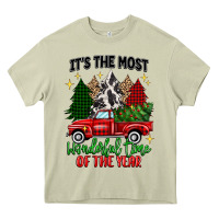 Mossy its the most wonderful time of the year Heavy Core Tee - MaliasSmallBusiness
