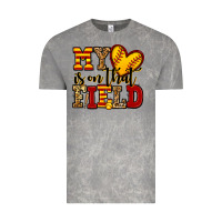Cloud Rock my heart is on that field softball Vintage Tee - Jasminsmagicworld