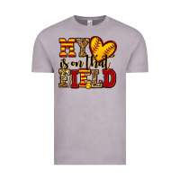 Vintage Zinc my heart is on that field softball Vintage Tee - Jasminsmagicworld