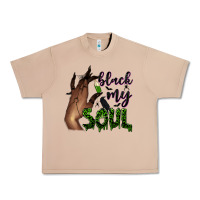Burro Black my soul Urban Heavy Tee - NancyCooperArtShop