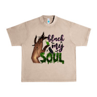 French Oak Black my soul Urban Heavy Tee - NancyCooperArtShop