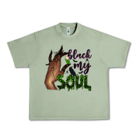 Oil Green Black my soul Urban Heavy Tee - NancyCooperArtShop