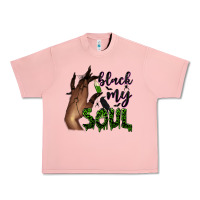 Salmon Black my soul Urban Heavy Tee - NancyCooperArtShop