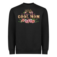 Black i am the cool mom Heavyweight Sweatshirt - FaDigitalArtStudio