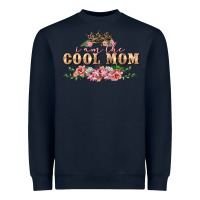 Navy i am the cool mom Heavyweight Sweatshirt - FaDigitalArtStudio
