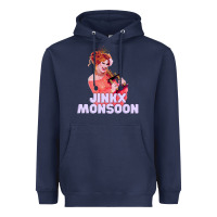 Navy jinkx monsoon 27 Heavyweight Hoodie - tuanDangUi