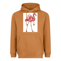 Meerkat Pink Flamingo Heavyweight Hoodie - LillyAllenDesigns
