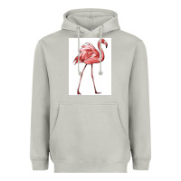 Moon Dust Pink Flamingo Heavyweight Hoodie - LillyAllenDesigns