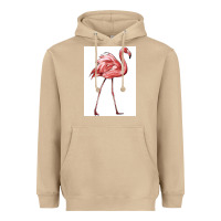 Mushroom Pink Flamingo Heavyweight Hoodie - LillyAllenDesigns