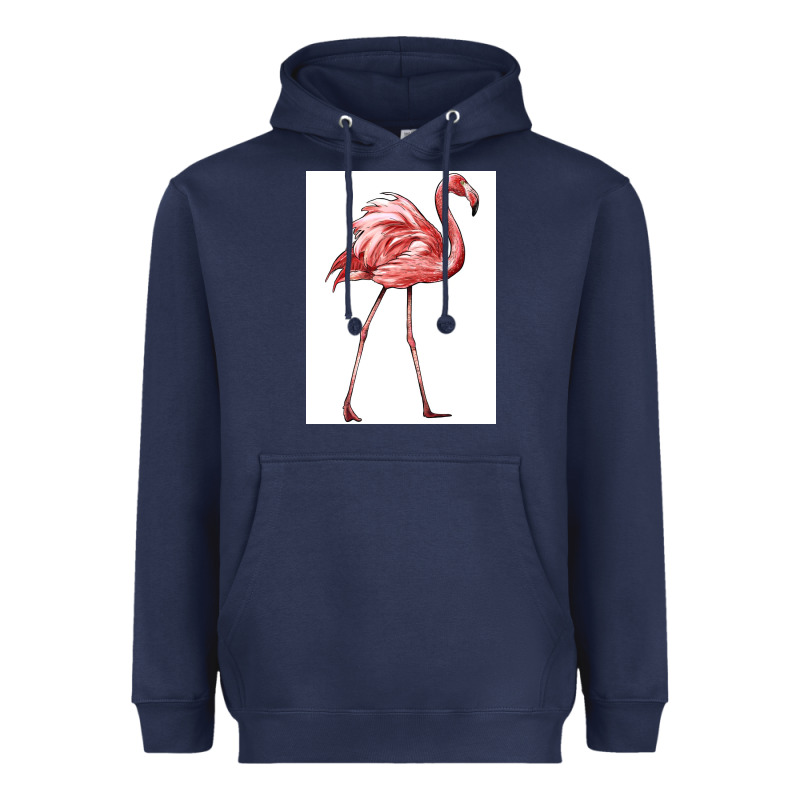Pink Flamingo Heavyweight Hoodie by LillyAllenDesigns | Teevron