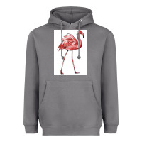 Storm Pink Flamingo Heavyweight Hoodie - LillyAllenDesigns