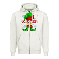 Elf Your Text Zipper Hoodie | Teevron
