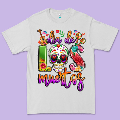Dia De Los Muertos Premium Tee Designed By Lillyallendesigns