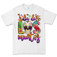 White dia de los muertos Premium Tee - LillyAllenDesigns