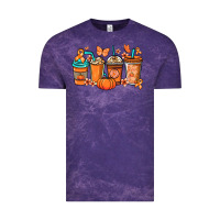 Cloud Purple Kidney Cancer coffee cups orange ribbon Vintage Tee - NancyCooperArtShop