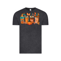 Vintage Black Kidney Cancer coffee cups orange ribbon Vintage Tee - NancyCooperArtShop