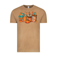 Vintage Camel Kidney Cancer coffee cups orange ribbon Vintage Tee - NancyCooperArtShop