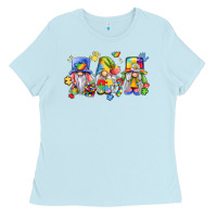 Baby Blue autism gnomes Ladies Tee - LillyAllenDesigns