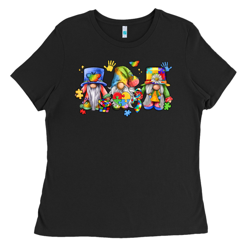 Autism Gnomes Ladies Tee by LillyAllenDesigns | Teevron