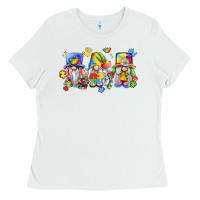 White autism gnomes Ladies Tee - LillyAllenDesigns