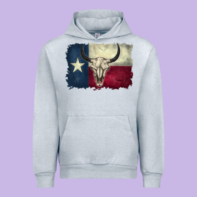 Texas Flag Urban Hoodie Designed By Barkaloodesign