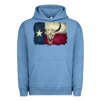 Pigment Pebble Blue texas flag Urban Hoodie - BarkalooDesign