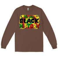 Chestnut we are black history Long Sleeve Tee - CowGirlArtShop
