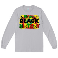 Moon Dust we are black history Long Sleeve Tee - CowGirlArtShop