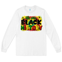 White we are black history Long Sleeve Tee - CowGirlArtShop
