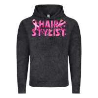 Vintage Black Breast Cancer hair stylist Vintage Hoodie - texasbilliewilder