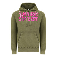 Vintage Olive Breast Cancer hair stylist Vintage Hoodie - texasbilliewilder