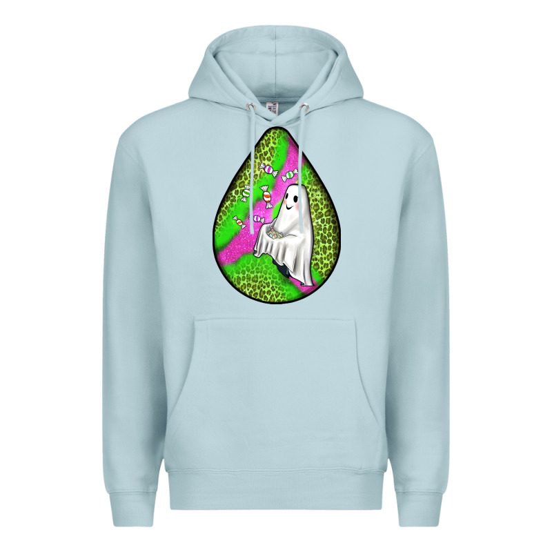 Halloween Ghost Teardrop Premium Hoodie by BundleAndBundleShop | Teevron