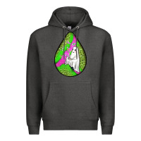 Charcoal Heather halloween ghost teardrop Premium Hoodie - BundleAndBundleShop