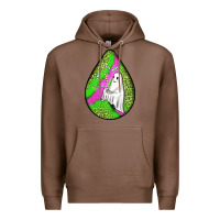 Chestnut halloween ghost teardrop Premium Hoodie - BundleAndBundleShop