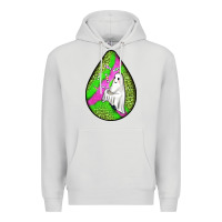 Dove Grey halloween ghost teardrop Premium Hoodie - BundleAndBundleShop
