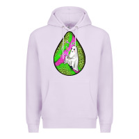 Lilac halloween ghost teardrop Premium Hoodie - BundleAndBundleShop