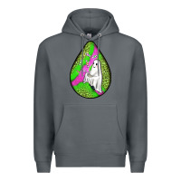 Rock halloween ghost teardrop Premium Hoodie - BundleAndBundleShop