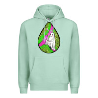 Seafoam halloween ghost teardrop Premium Hoodie - BundleAndBundleShop