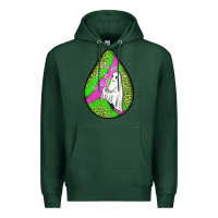Sports Green halloween ghost teardrop Premium Hoodie - BundleAndBundleShop